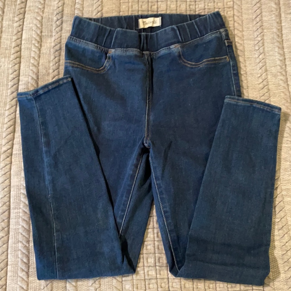 Madewell jeggings navy blue